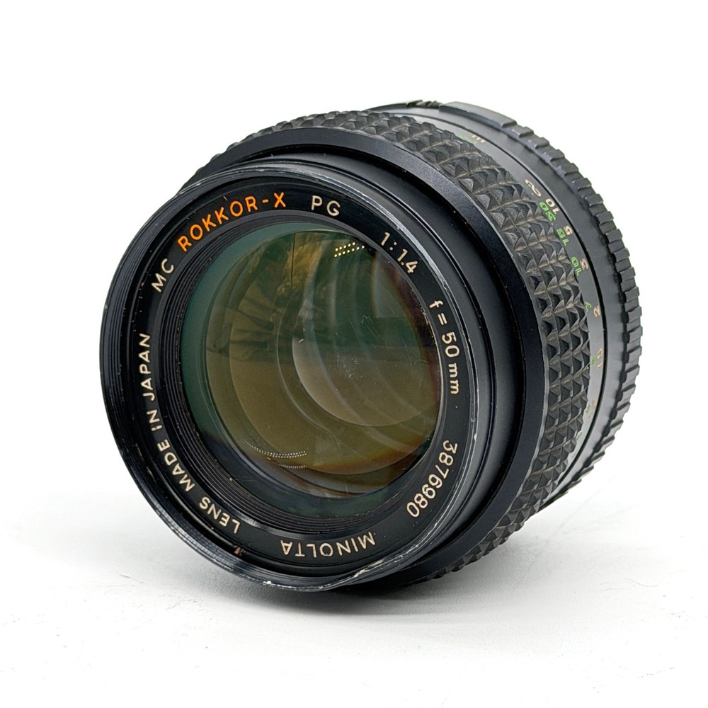 Minolta MC Rokkor-X PG 50mm f1.4 Manual Focus Prime Lens SR Mount 3876980